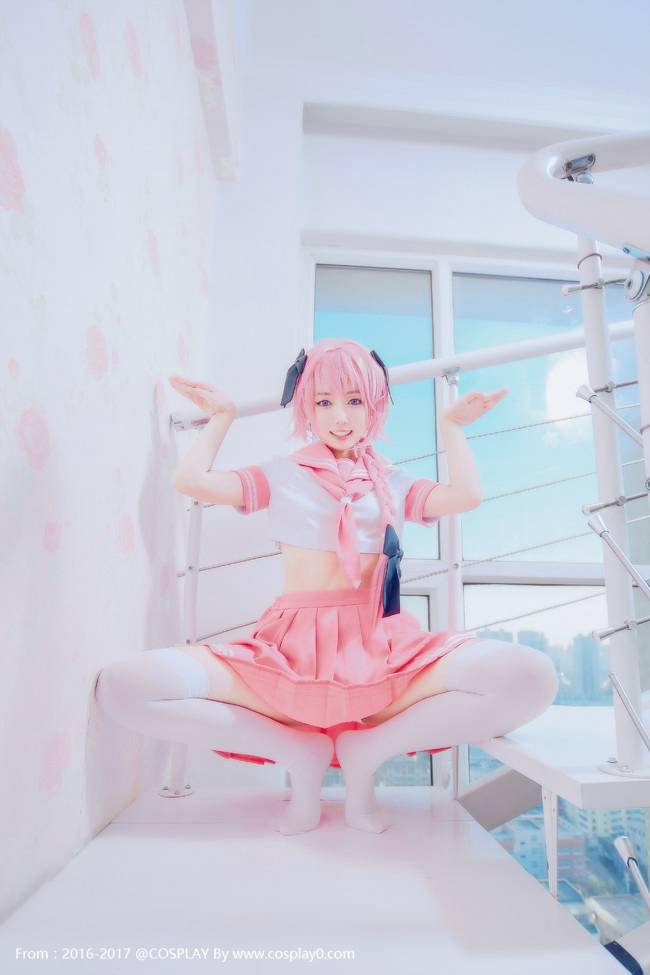 Cosplay福利/白丝萝莉Cos阿斯托尔福高清福利图片