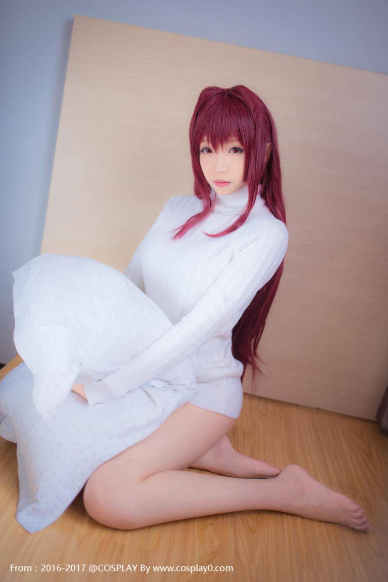 Cosplay福利/御姐青青子Cosplay斯卡哈足控福利美女图片