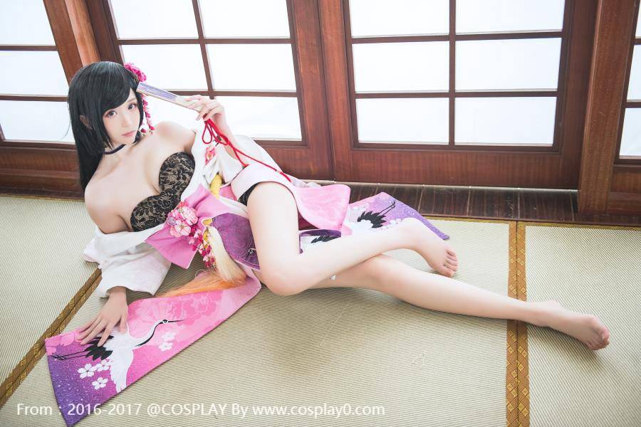 Cosplay福利/性感古风美女 青青子Cos镇魔曲手游夜樱福利图片