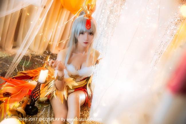 Cosplay福利/白皙美女cosplay王者荣耀王昭君福利图片