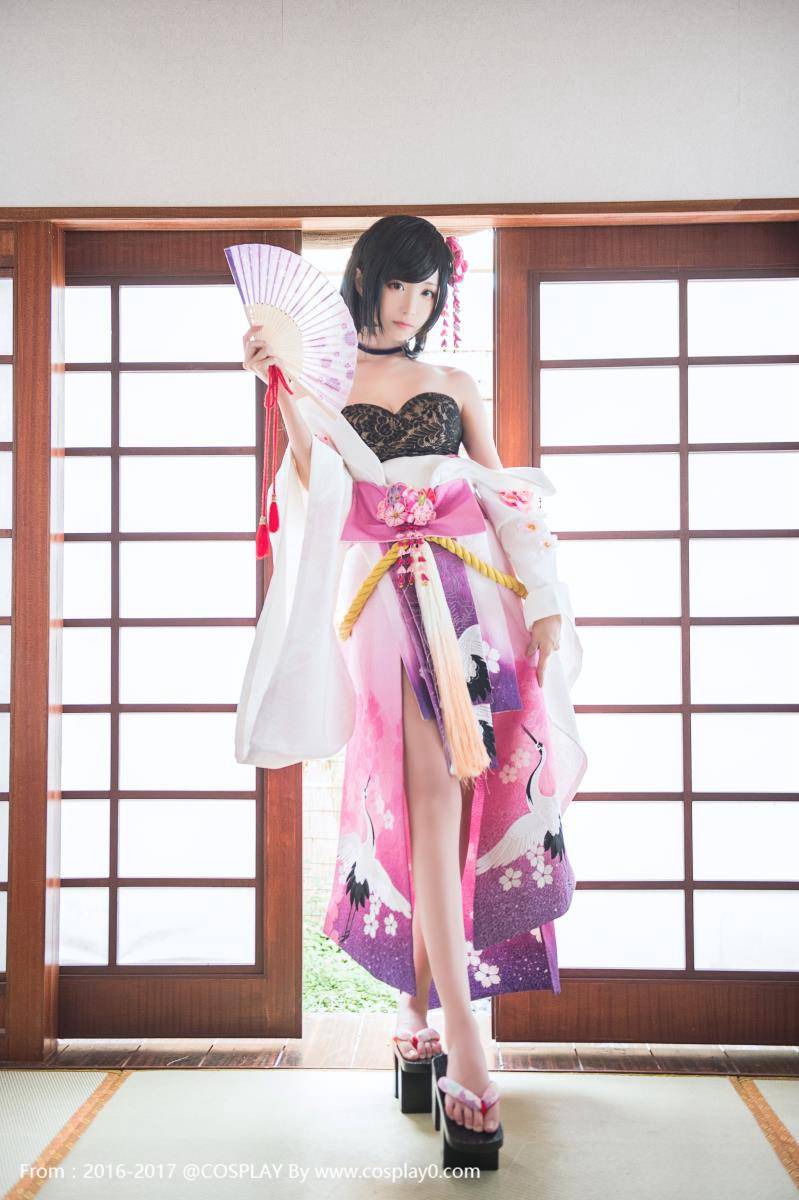 Cosplay福利/性感古风美女 青青子Cos镇魔曲手游夜樱福利图片