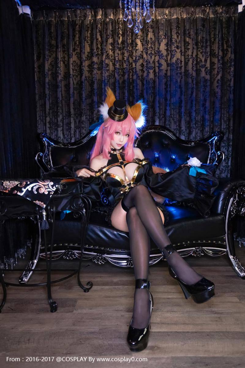 Cosplay福利/ElyEE子Fate/Extra玉藻前黑丝Cosplay福利图片