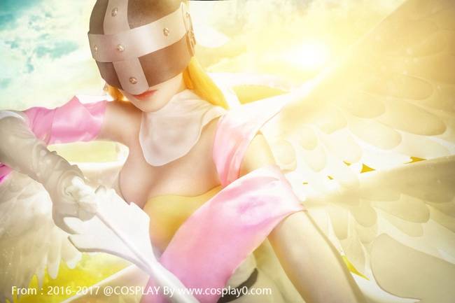 Cosplay福利/巨乳御姐Cos数码宝贝天女兽美女福利图片