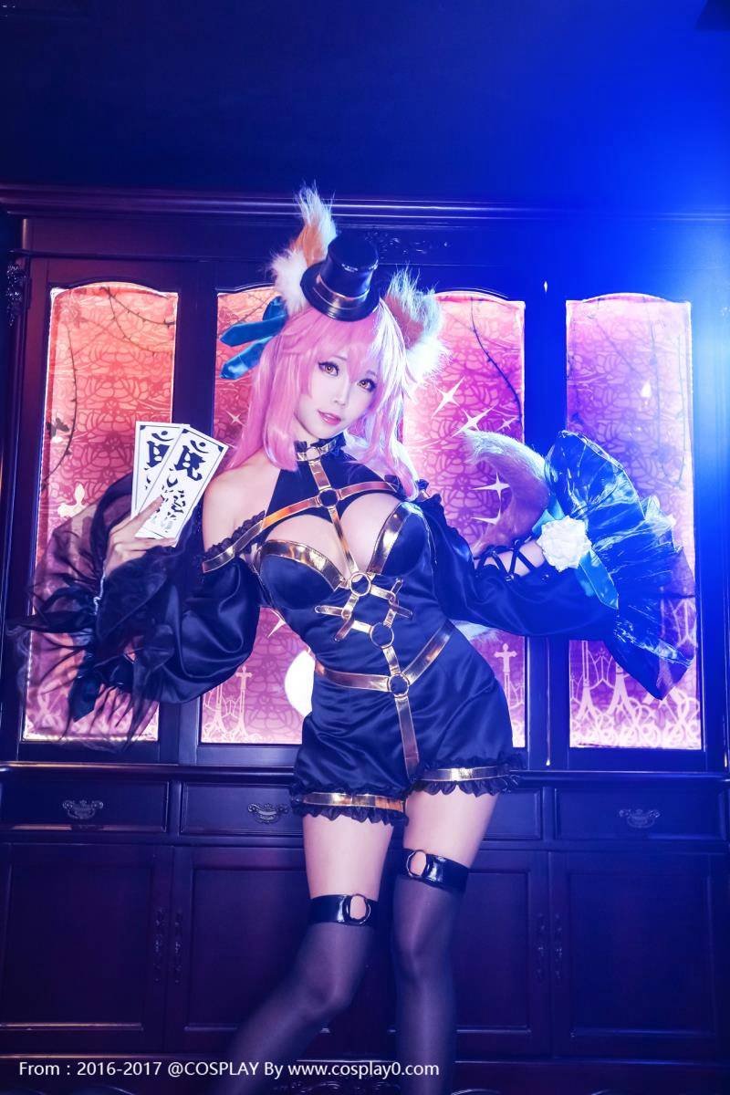 Cosplay福利/ElyEE子Fate/Extra玉藻前黑丝Cosplay福利图片