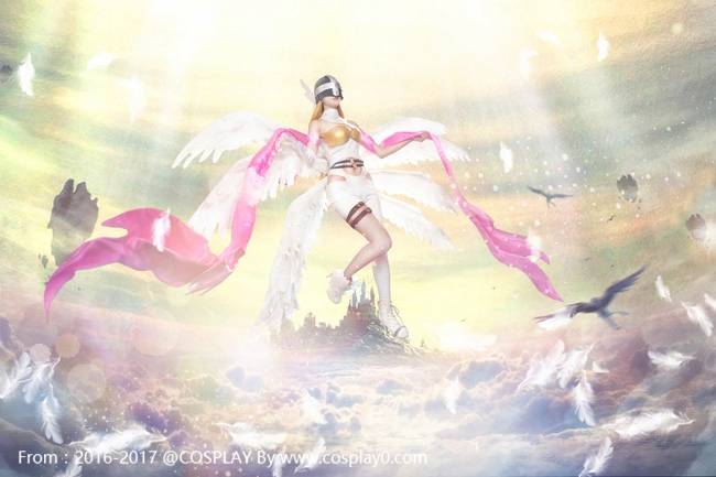 Cosplay福利/巨乳御姐Cos数码宝贝天女兽美女福利图片