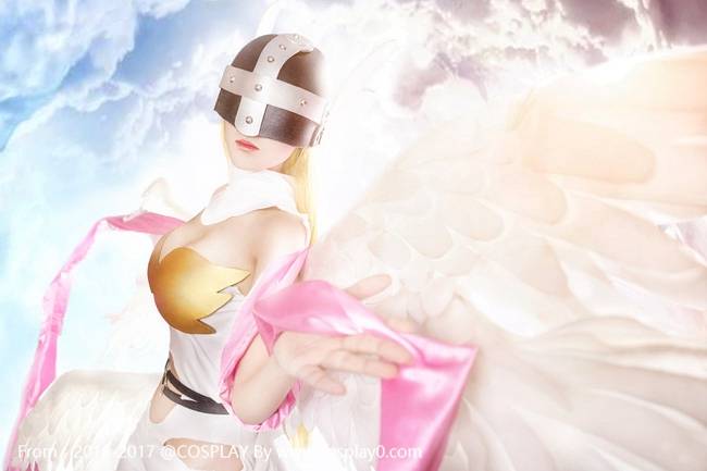 Cosplay福利/巨乳御姐Cos数码宝贝天女兽美女福利图片