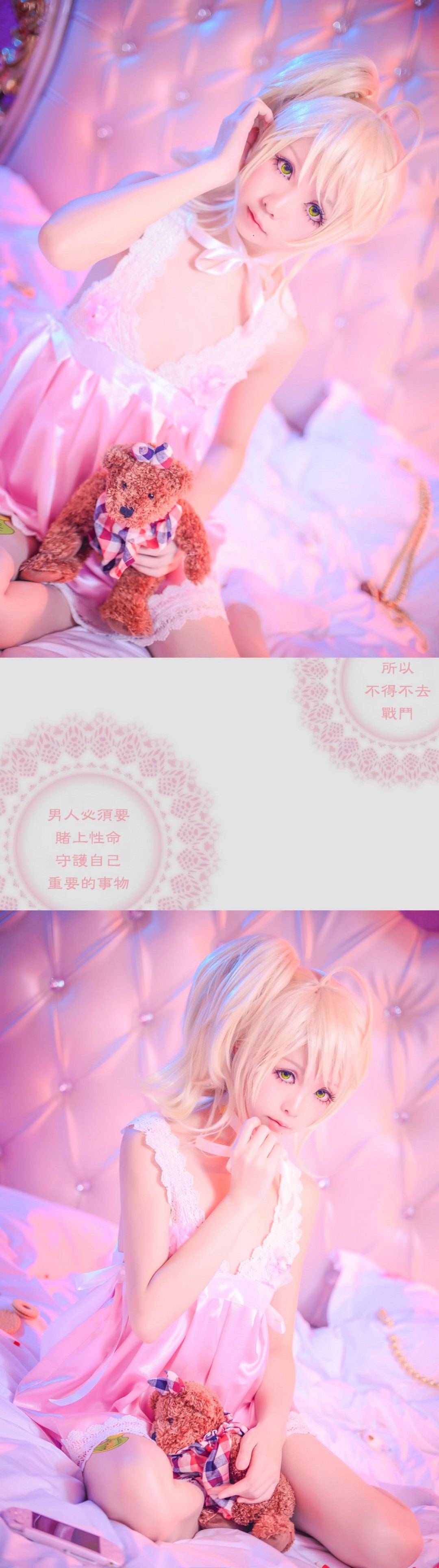 Cosplay福利/日系美女Hoshilily性感睡衣Cos零之地带吉祥福利图片