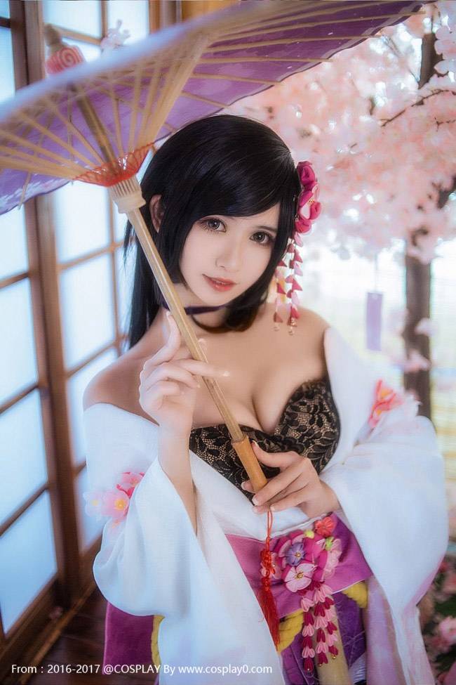 Cosplay福利/鳗鱼霏儿Cos《镇魔曲》夜樱御姐福利图片