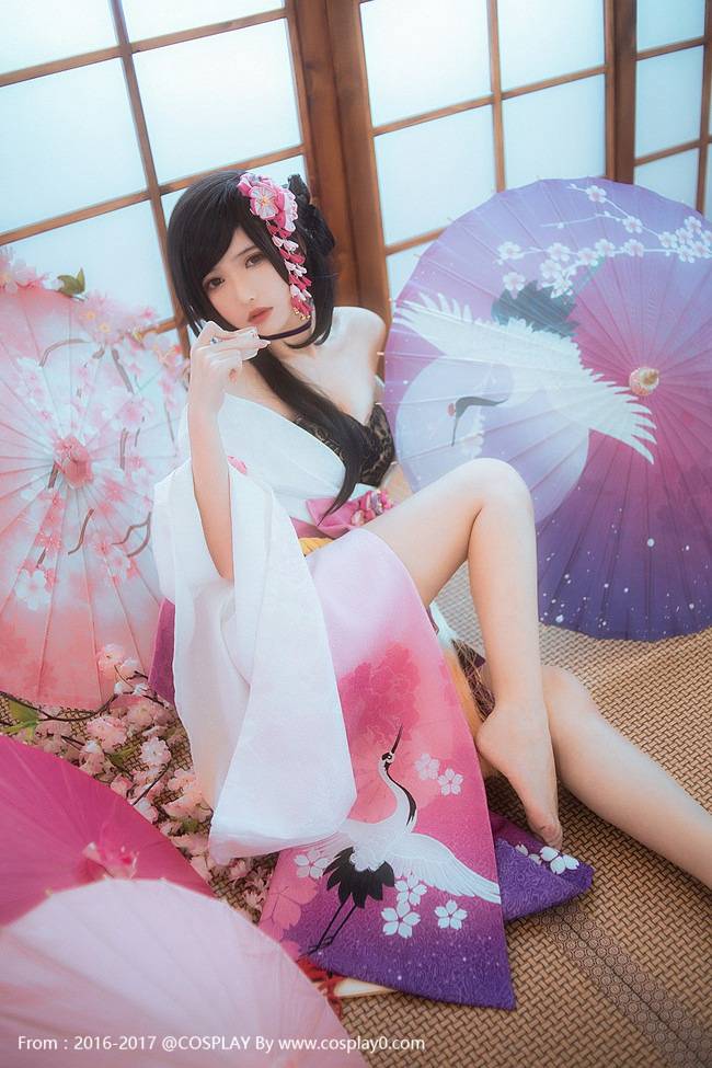 Cosplay福利/鳗鱼霏儿Cos《镇魔曲》夜樱御姐福利图片