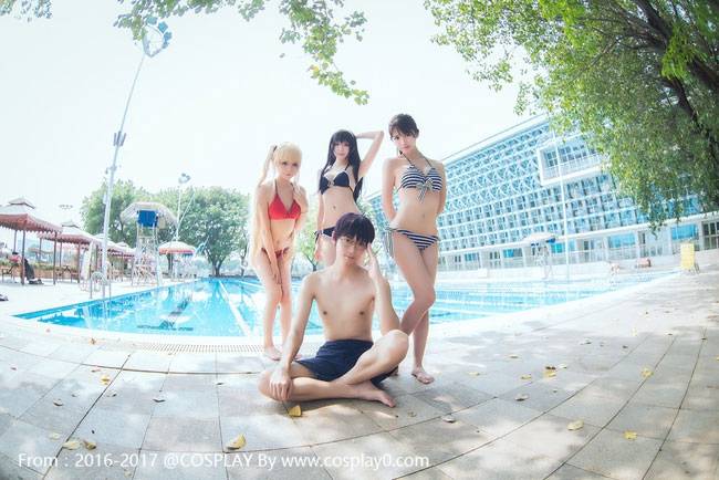 Cosplay福利/路人女主的养成方法第二季 萝莉御姐水着Cos福利图