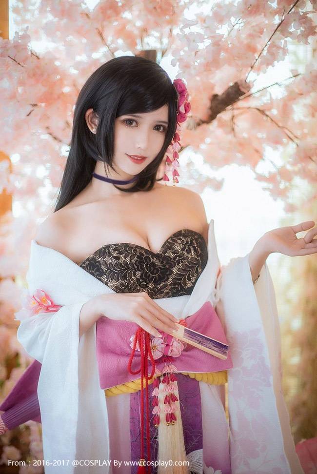 Cosplay福利/鳗鱼霏儿Cos《镇魔曲》夜樱御姐福利图片