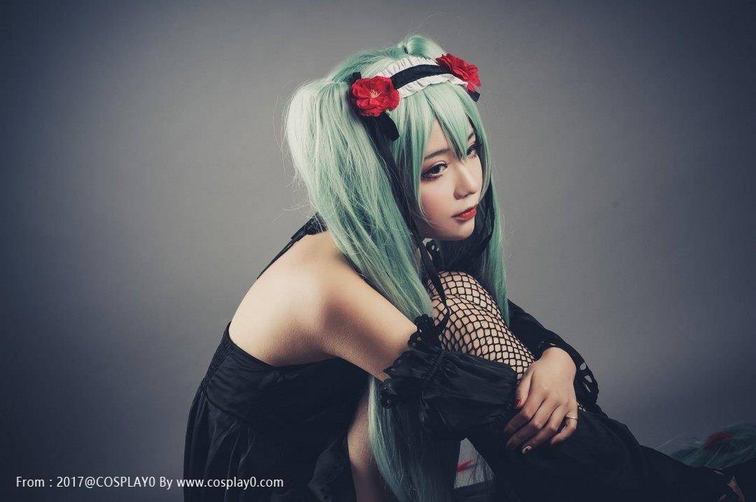 Cosplay福利/性感美女Cos初音未来禁忌之恋坎特雷拉福利图片