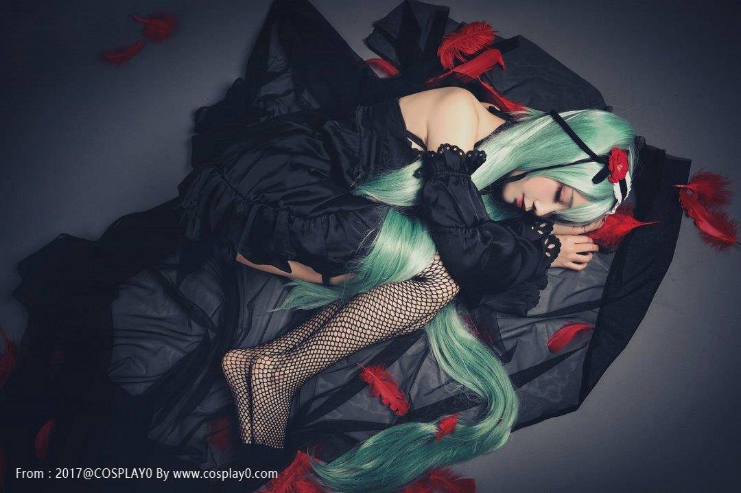 Cosplay福利/性感美女Cos初音未来禁忌之恋坎特雷拉福利图片