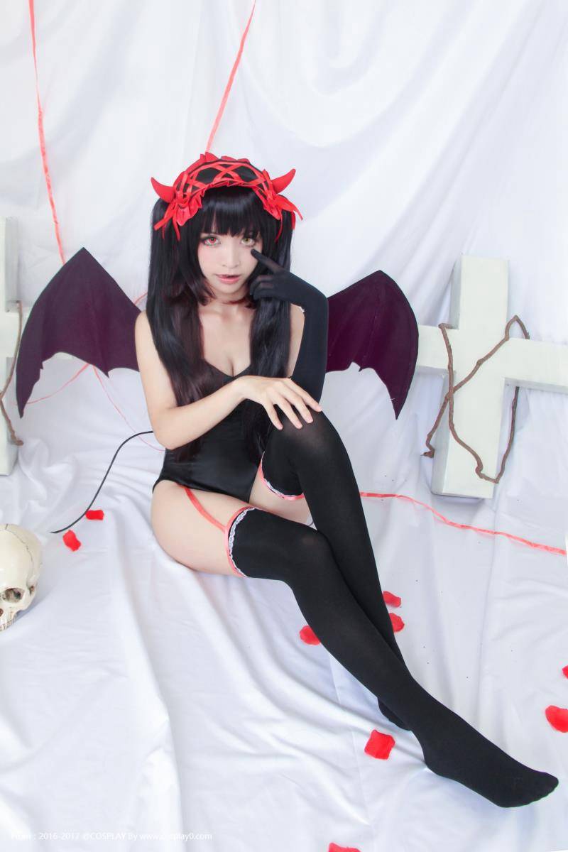 Cosplay福利/小恶魔时崎狂三双马尾黑丝萝莉Cosplay本子福利