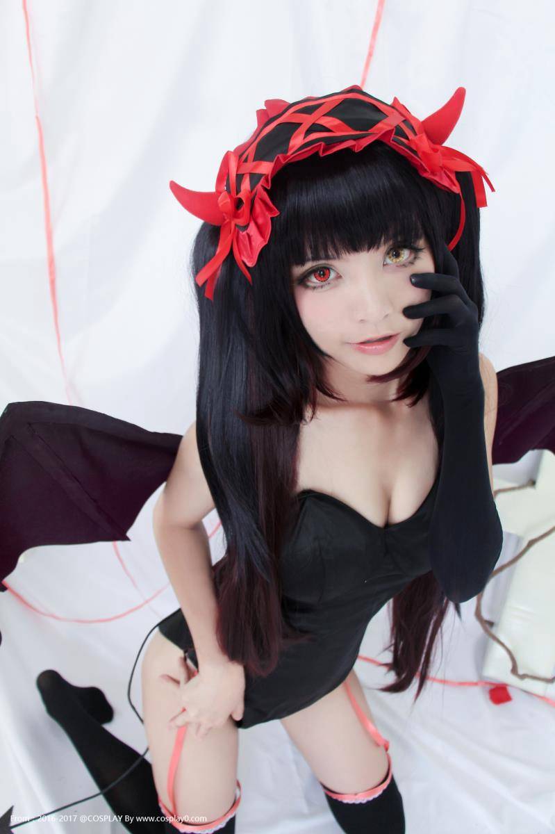 Cosplay福利/小恶魔时崎狂三双马尾黑丝萝莉Cosplay本子福利