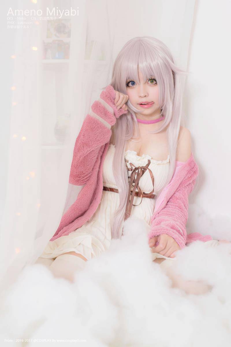 Cosplay福利/Neko猫雨乃雅日白丝萝莉Cosplay私房高清写真