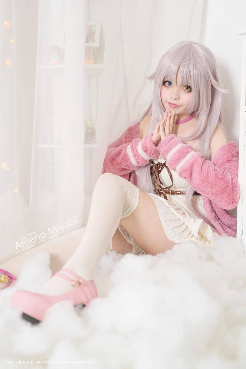 Cosplay福利/Neko猫雨乃雅日白丝萝莉Cosplay私房高清写真