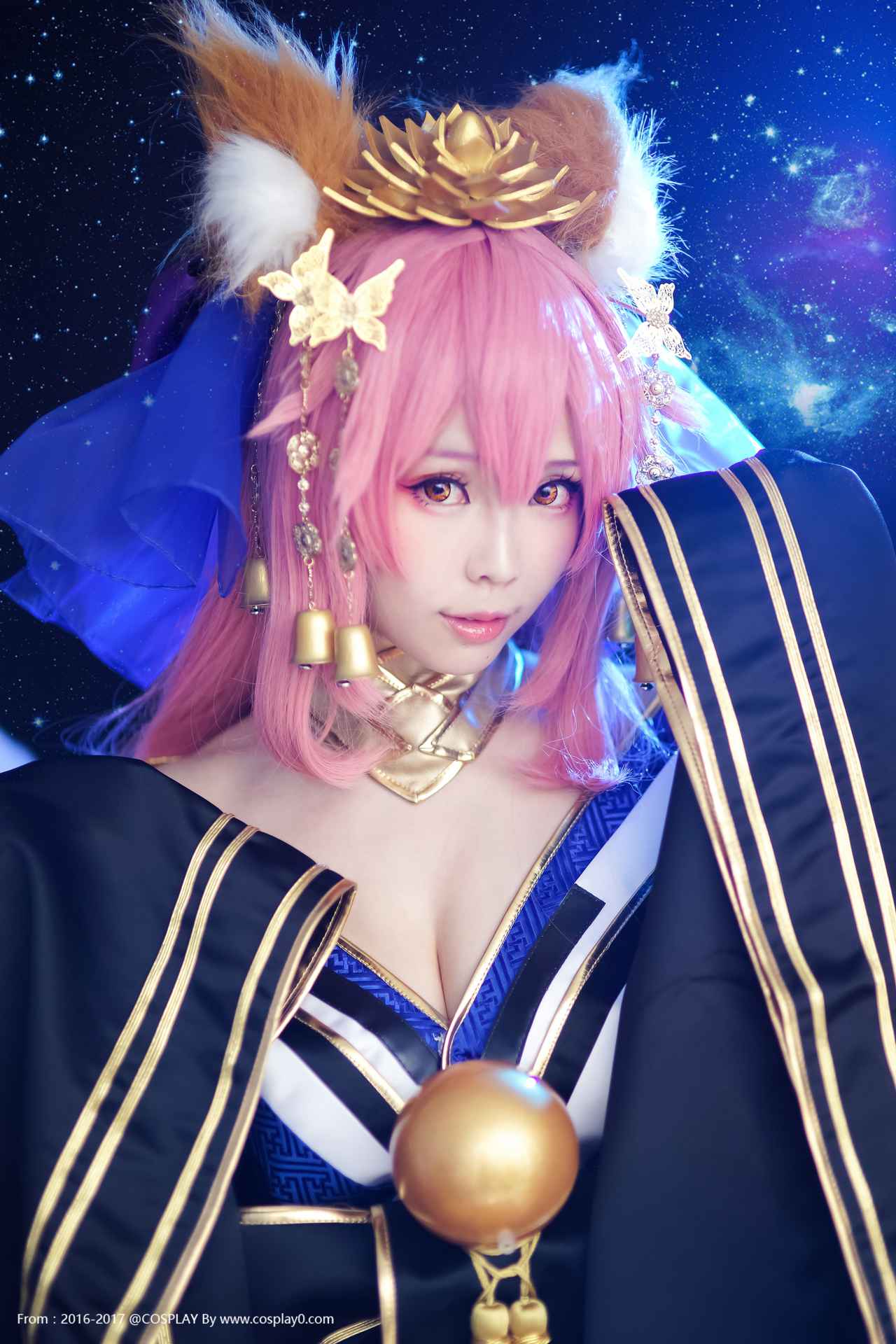 Cosplay福利/ElyEE子巨乳兽耳萝莉玉藻前Cosplay福利图片