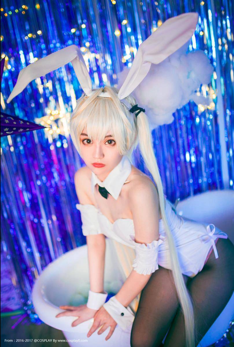 Cosplay福利/缘之空双马尾黑丝萝莉兔女郎春日野穹Cosplay福利图