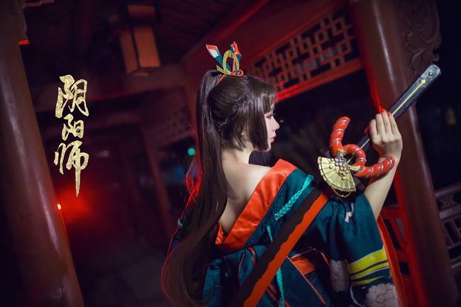 Cosplay福利/美腿 阴阳师手游 妖刀姬COSPLAY美图欣赏 cn:橘子