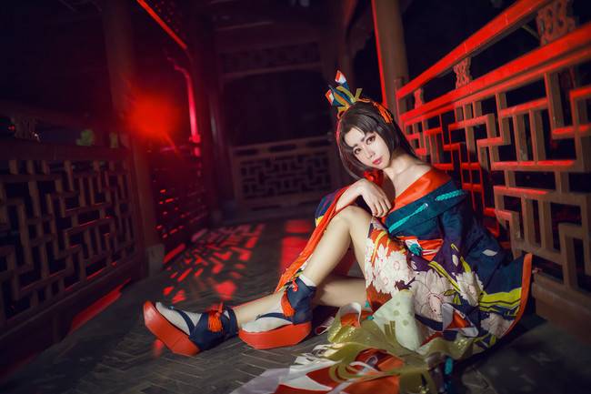 Cosplay福利/美腿 阴阳师手游 妖刀姬COSPLAY美图欣赏 cn:橘子