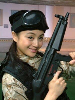 Cosplay福利/曹颖CS造型军花帅气cosplay图片