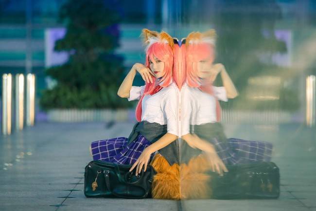 Cosplay福利/黑丝绝对领域小狐狸 Fate/Grand Order 玉藻前COSPLAY美图欣赏 cn:猫系小六子