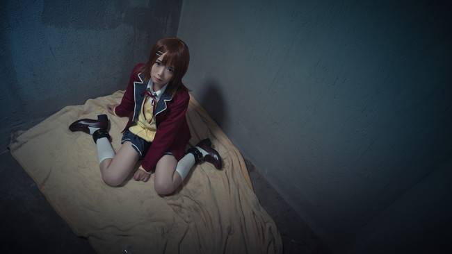 Cosplay福利/《快来救救我》白丝绝对领域少女 我和她的世界末日 她COSPLAY美图欣赏 cn:窝窝头