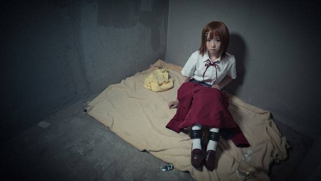 Cosplay福利/《快来救救我》白丝绝对领域少女 我和她的世界末日 她COSPLAY美图欣赏 cn:窝窝头