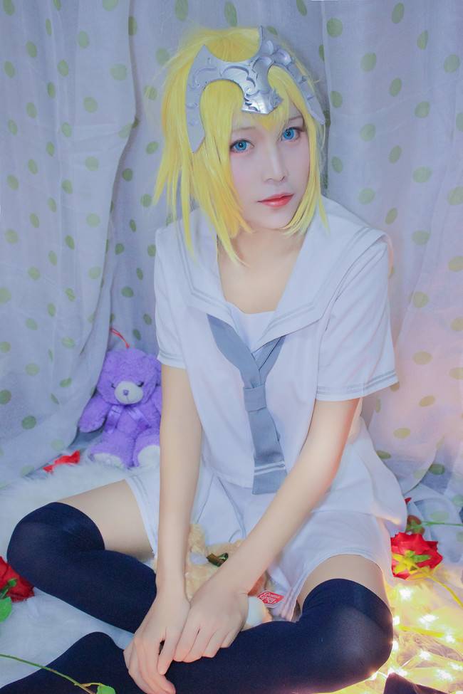 Cosplay福利/Fate/Grand Order jk白贞COSPLAY美图欣赏 cn:羽蒙蒙蒙啊
