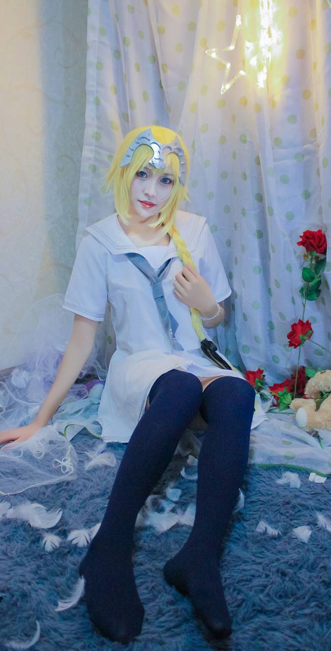 Cosplay福利/Fate/Grand Order jk白贞COSPLAY美图欣赏 cn:羽蒙蒙蒙啊