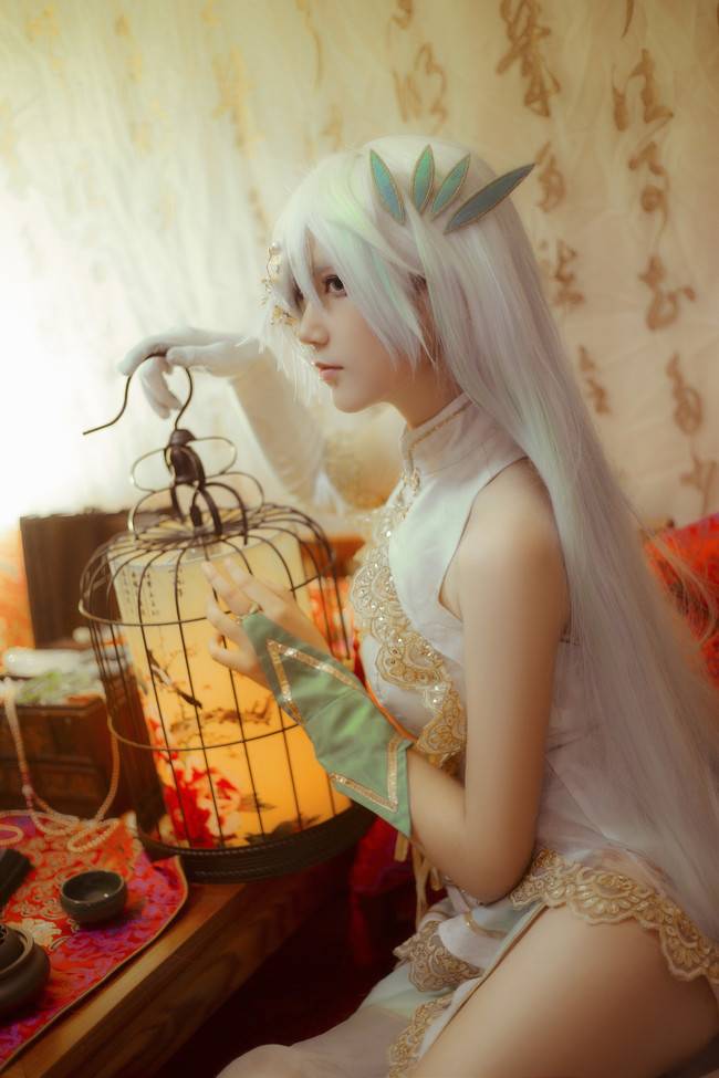 Cosplay福利/VOCALOID 金丝雀旗袍言和COSPLAY美图欣赏 cn:青麻