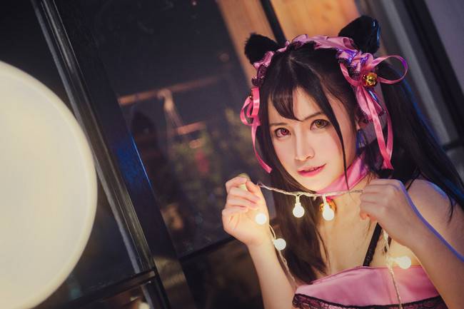 Cosplay福利/黑丝绝对领域少女 约会大作战睡衣时崎狂三COSPLAY美图欣赏 cn:星星kirara_