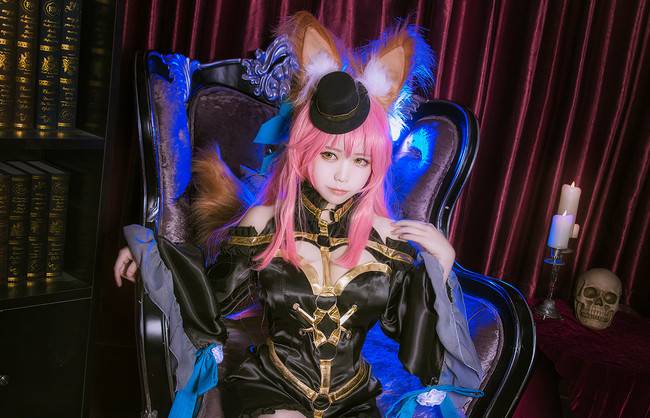 Cosplay福利/黑丝绝对领域少女Fate/Extra 玉藻前COSPLAY美图欣赏 cn:白夜-w