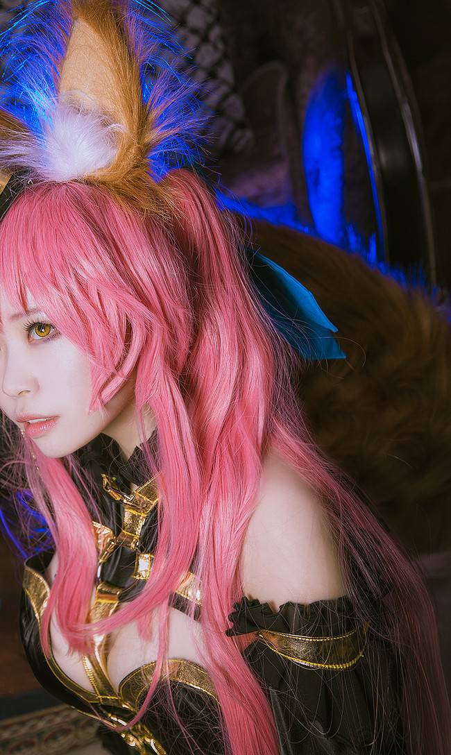 Cosplay福利/黑丝绝对领域少女Fate/Extra 玉藻前COSPLAY美图欣赏 cn:白夜-w