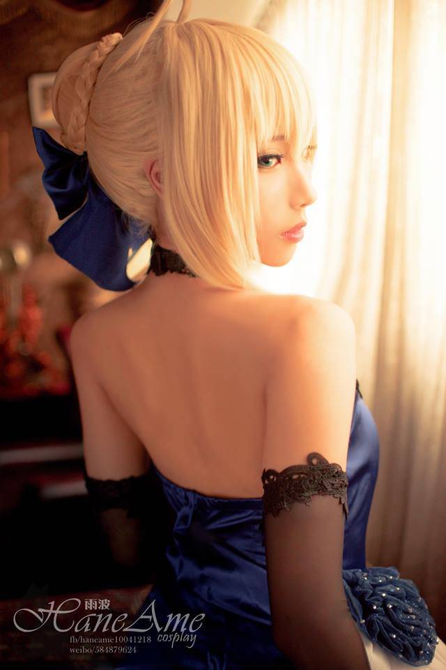 Cosplay福利/性感Fate/Grand Order saber COSPLAY美图欣赏 cn:雨波_HaneAme