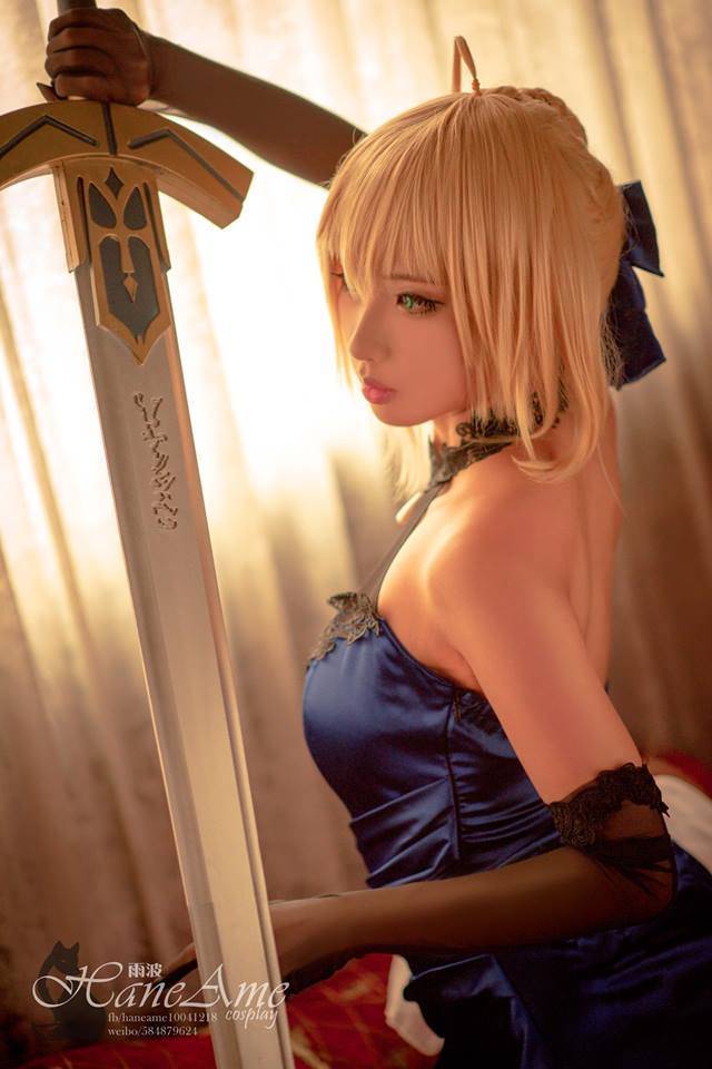 Cosplay福利/性感Fate/Grand Order saber COSPLAY美图欣赏 cn:雨波_HaneAme