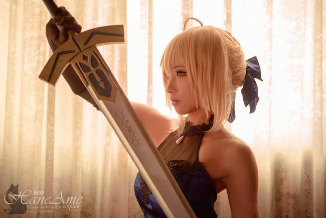 Cosplay福利/性感Fate/Grand Order saber COSPLAY美图欣赏 cn:雨波_HaneAme