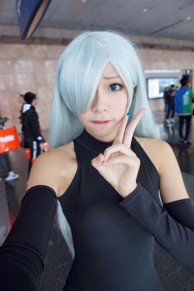 Cosplay福利/黑丝绝对领域死库水少女 七原罪 伊莉沙伯COSPLAY美图欣赏 cn:刨冰cosplay