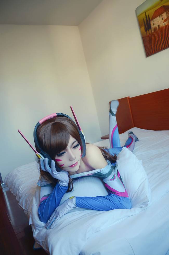 Cosplay福利/嘘 就是这么性感美丽 守望先锋D.va COSPLAY美图欣赏 cn:冰块