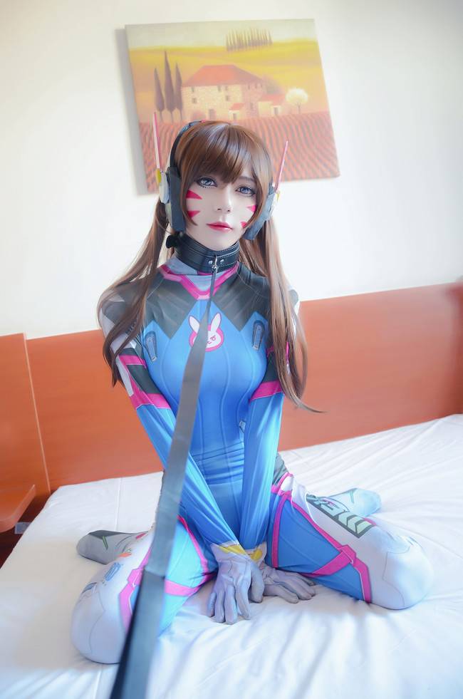 Cosplay福利/嘘 就是这么性感美丽 守望先锋D.va COSPLAY美图欣赏 cn:冰块