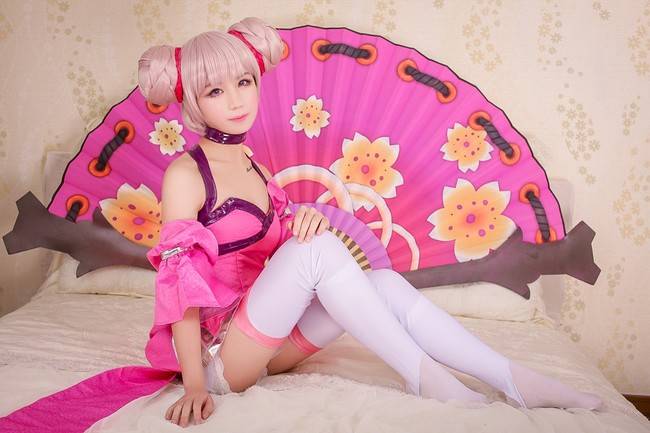 Cosplay福利/白丝绝对领域较小萝莉美少女 王者荣耀小乔COSPALY美图欣赏 cn:林婴浈_