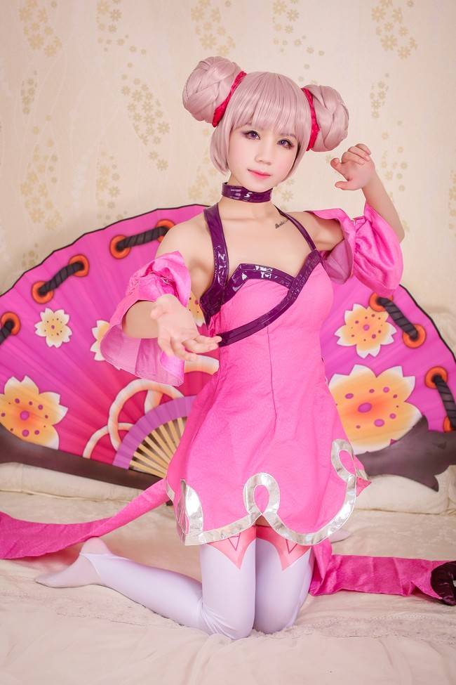 Cosplay福利/白丝绝对领域较小萝莉美少女 王者荣耀小乔COSPALY美图欣赏 cn:林婴浈_