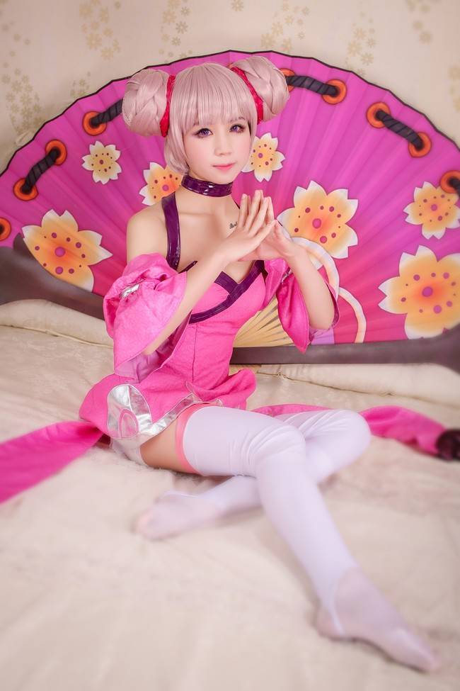 Cosplay福利/白丝绝对领域较小萝莉美少女 王者荣耀小乔COSPALY美图欣赏 cn:林婴浈_