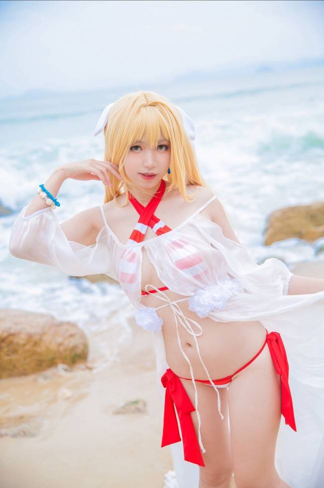 Cosplay福利/条纹少女Fate/Grand Order尼禄COSPLAY美图欣赏 cn:catcat子
