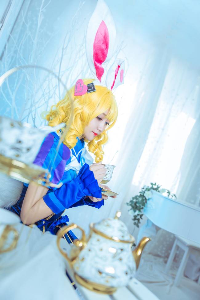 Cosplay福利/蓝丝绝对领域少女王者荣耀妲己COSPLAY美图欣赏 cn:曦彤Asuna