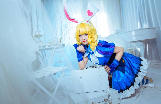 Cosplay福利/蓝丝绝对领域少女王者荣耀妲己COSPLAY美图欣赏 cn:曦彤Asuna