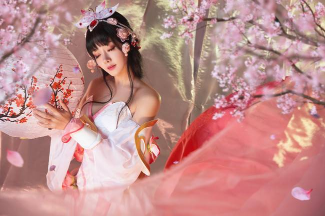 Cosplay福利/《遮不住的古典与现代》王者荣耀 甄姬COSPLAY美图欣赏 cn:花小骨头