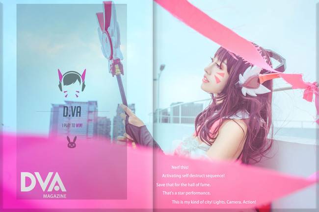 Cosplay福利/俏皮美少女 守望先锋 宋哈娜COSPLAY美图欣赏 cn:八焱