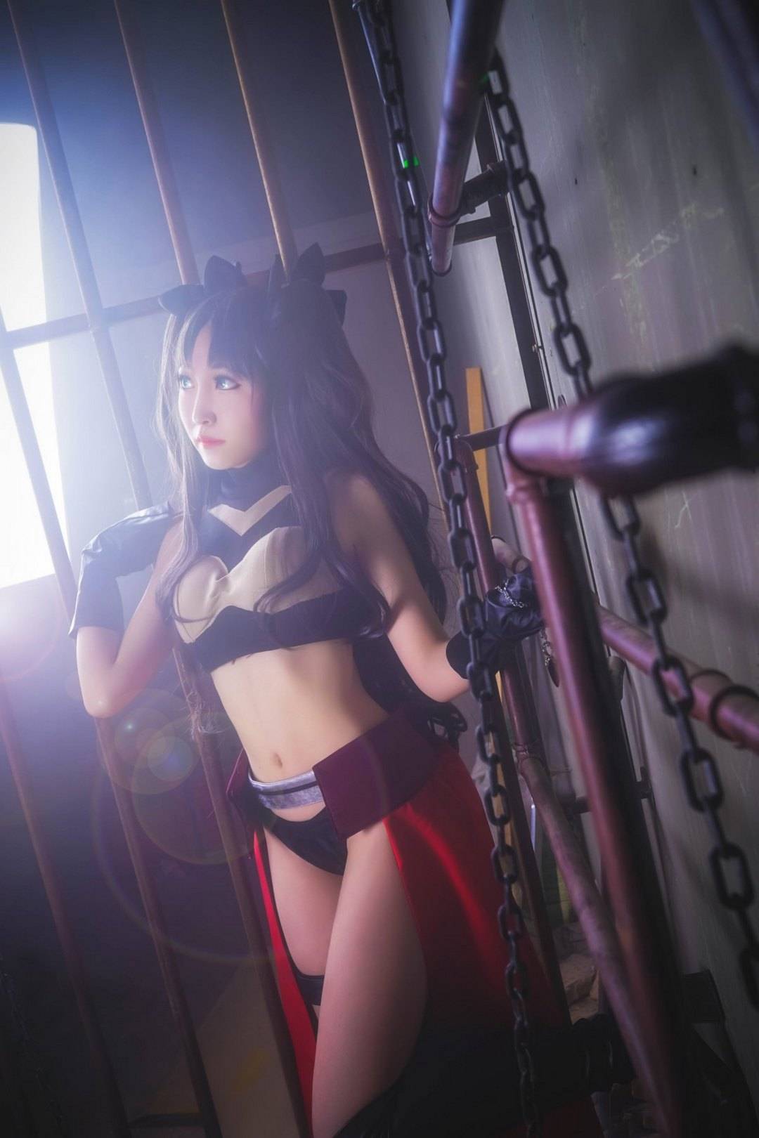 Cosplay福利/二次元美女Cos双刀美战士远坂凛性感福利图片